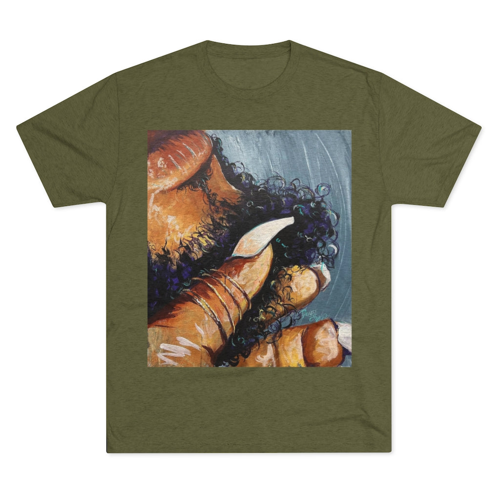 Naturally Black Love X Unisex Tri-Blend Crew Tee