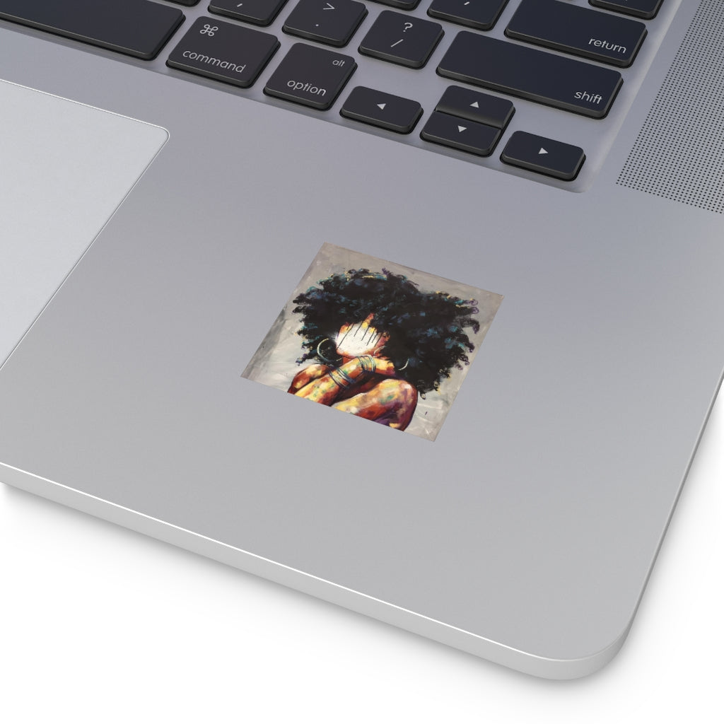 Naturally II Square Vinyl Stickers