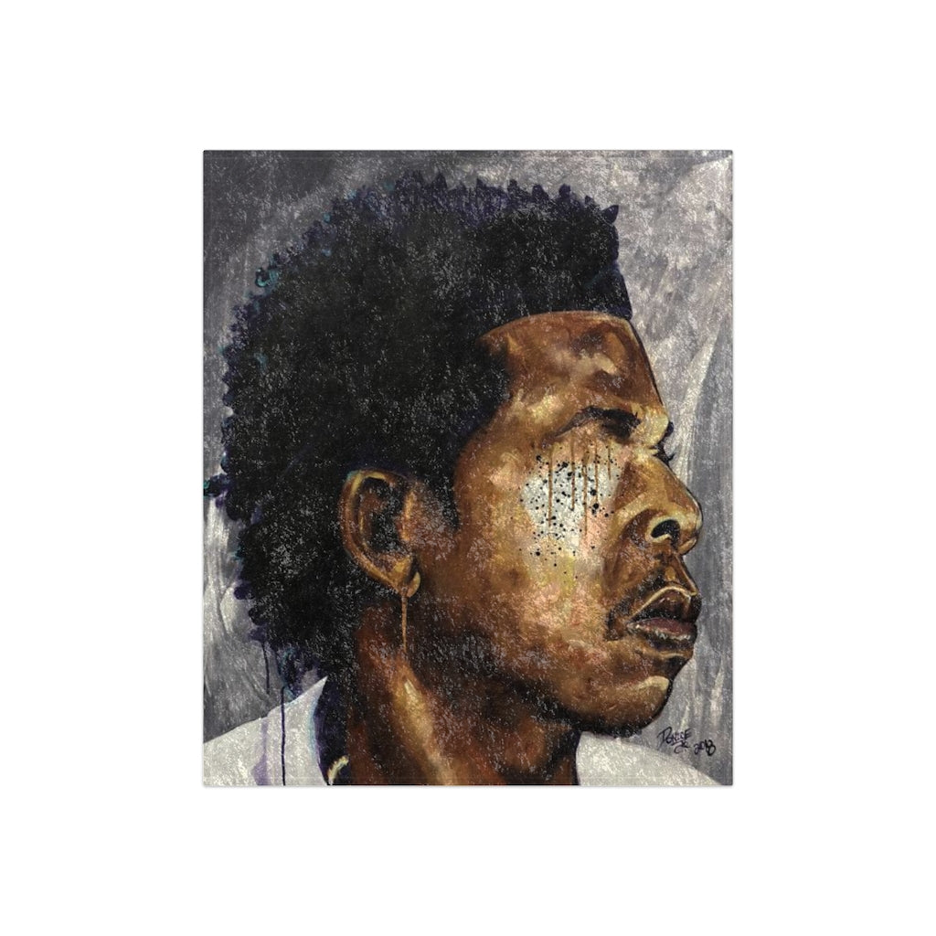 Naturally Hov Crushed Velvet Blanket