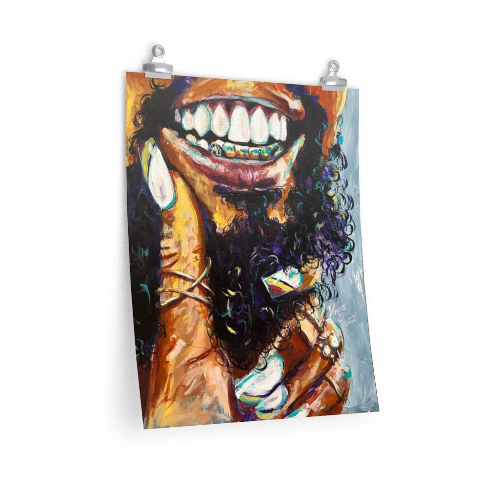Naturally Black Love XI Premium Matte vertical posters