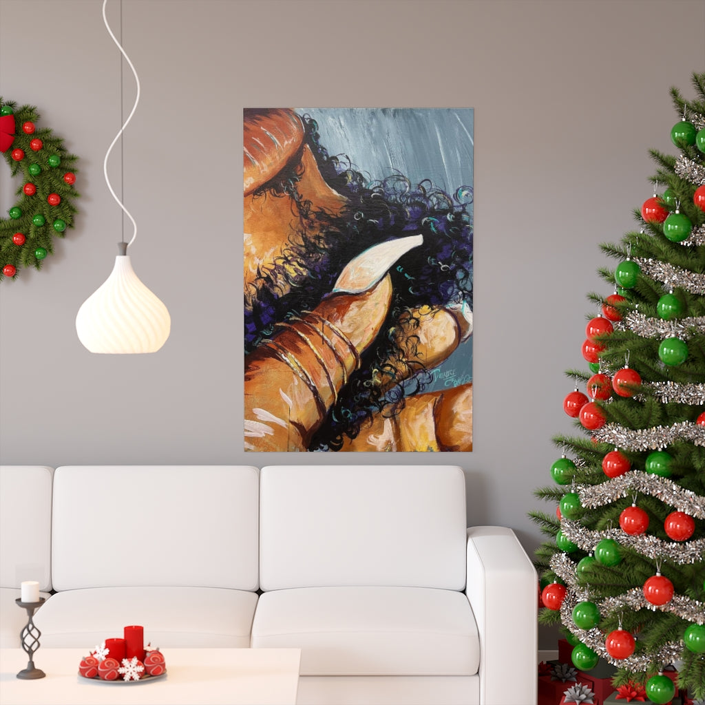 Naturally Black Love X Premium Matte vertical posters