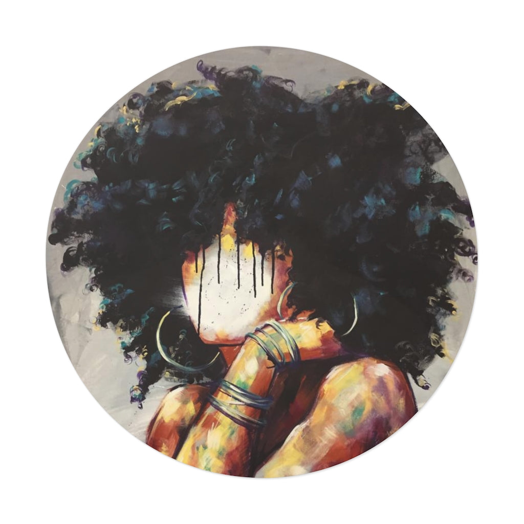 Naturally II Round Vinyl Stickers