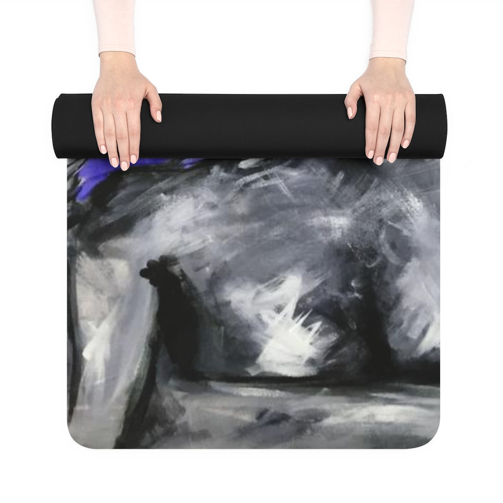 Naturally Queen PURPLE Rubber Yoga Mat