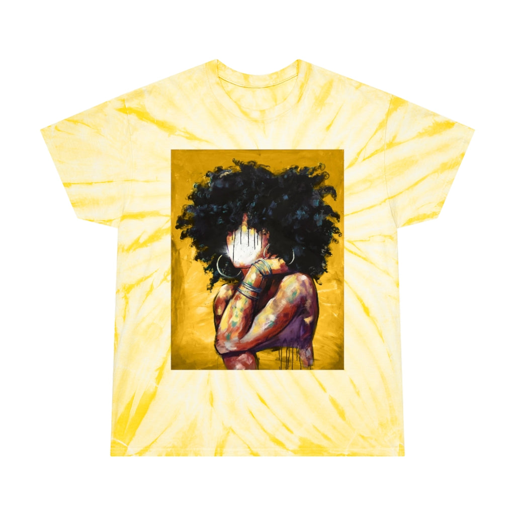 Naturally II GOLD Tie-Dye Tee, Cyclone