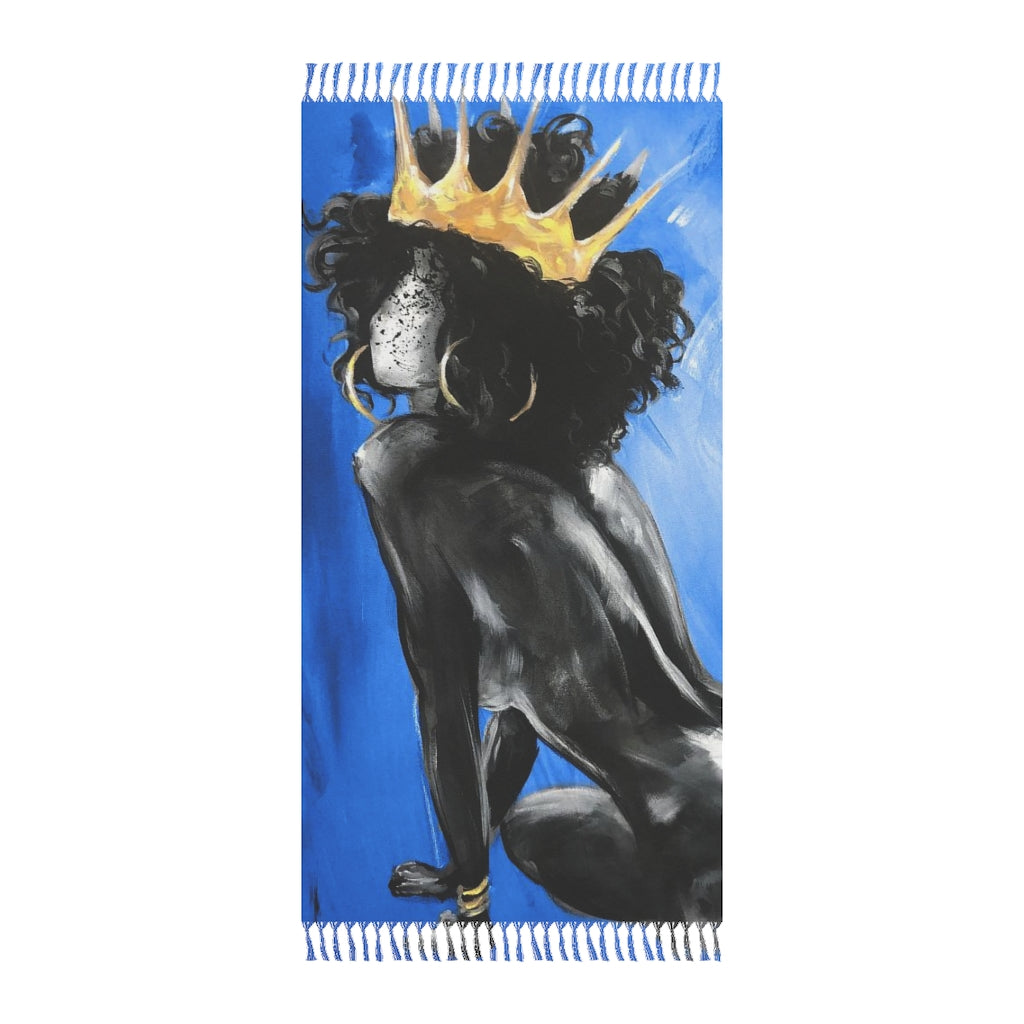Naturally Queen VIII BLUE Boho Beach Cloth
