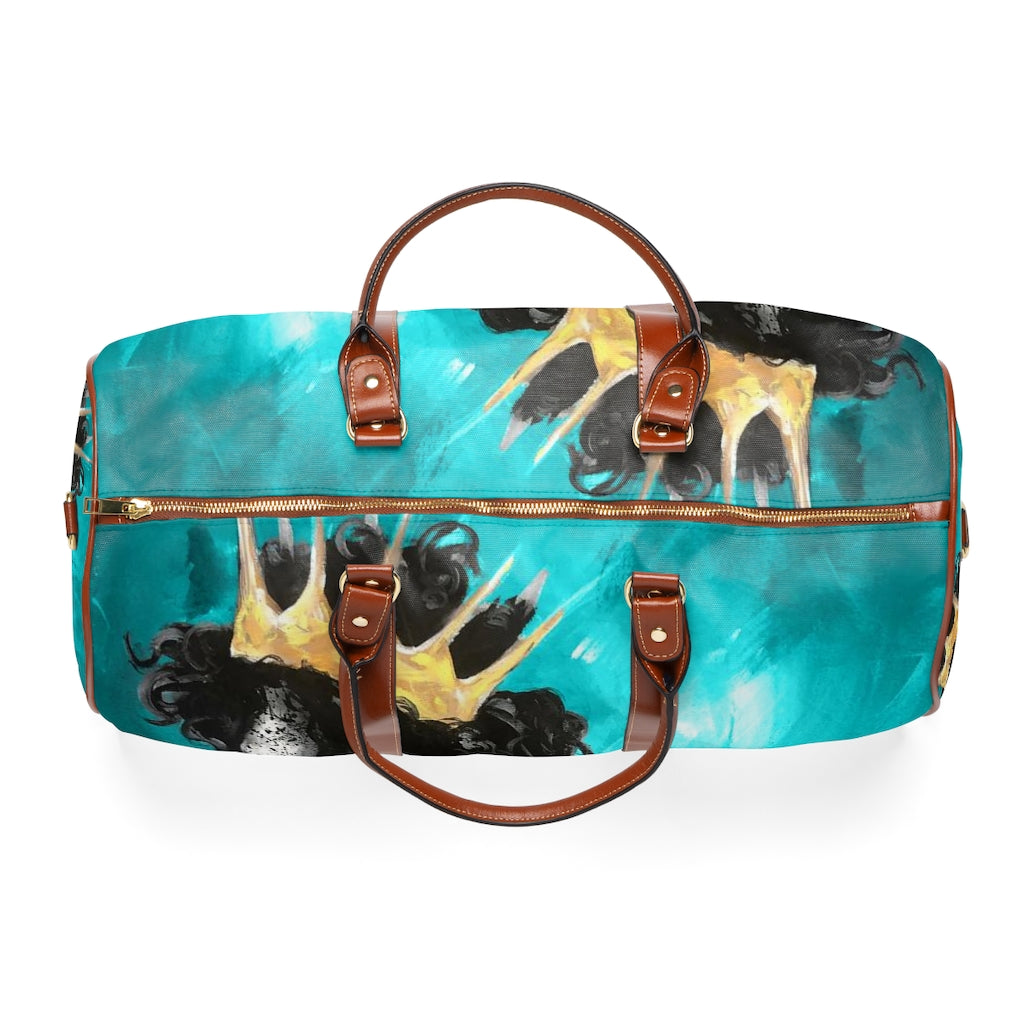 Naturally Queen VIII TEAL Travel Bag