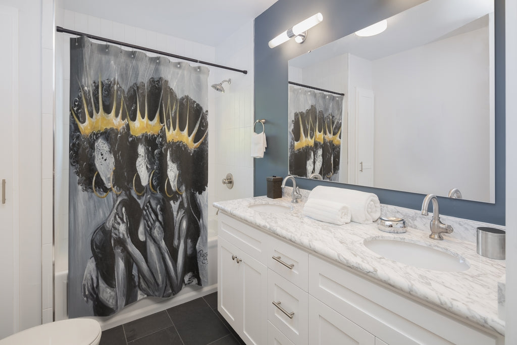 Naturally Queens III Shower Curtains