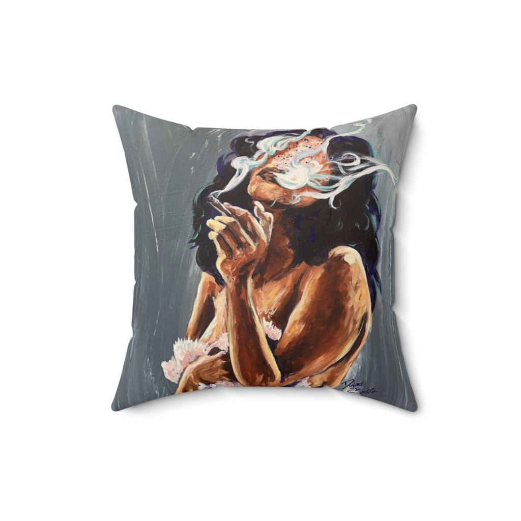 Naturally Dope I Spun Polyester Square Pillow