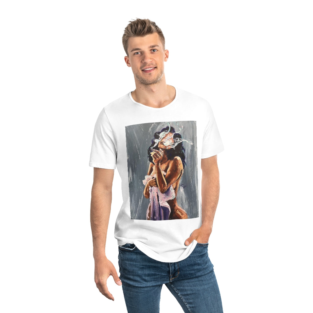 Naturally Stoners I Men's Jersey Curved Hem Tee