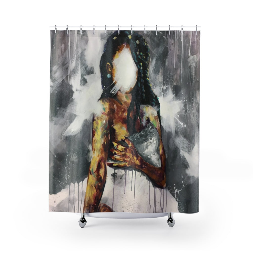 Undressed V Shower Curtains