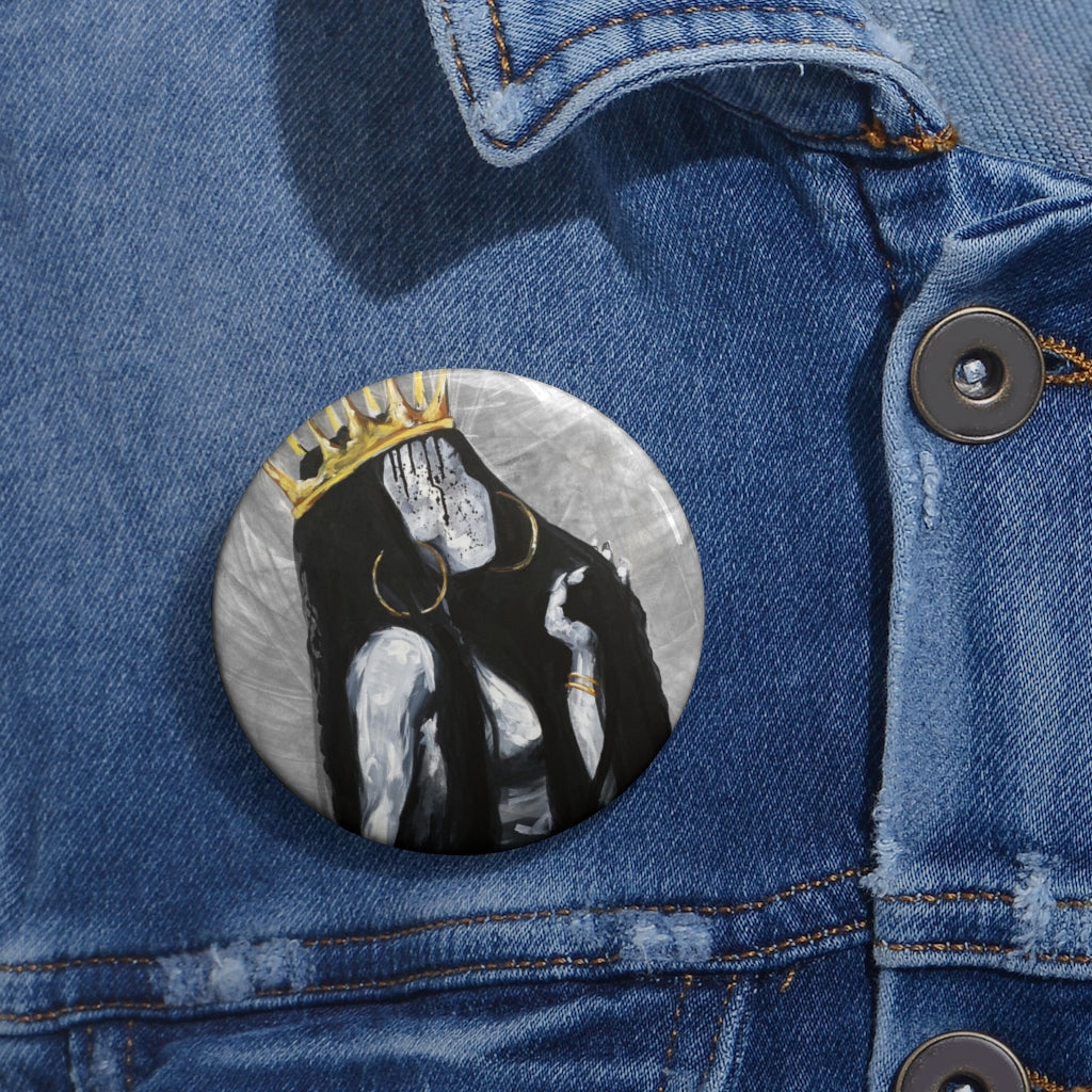 Naturally Queen XV Pin Buttons