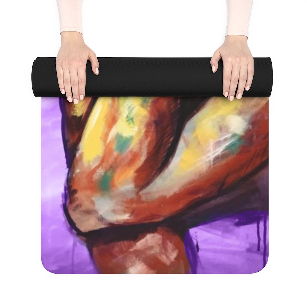 Naturally II PURPLE Rubber Yoga Mat