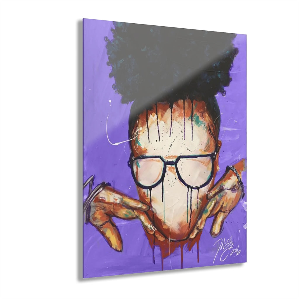 Naturally VIII PURPLE Acrylic Prints (French Cleat Hanging)