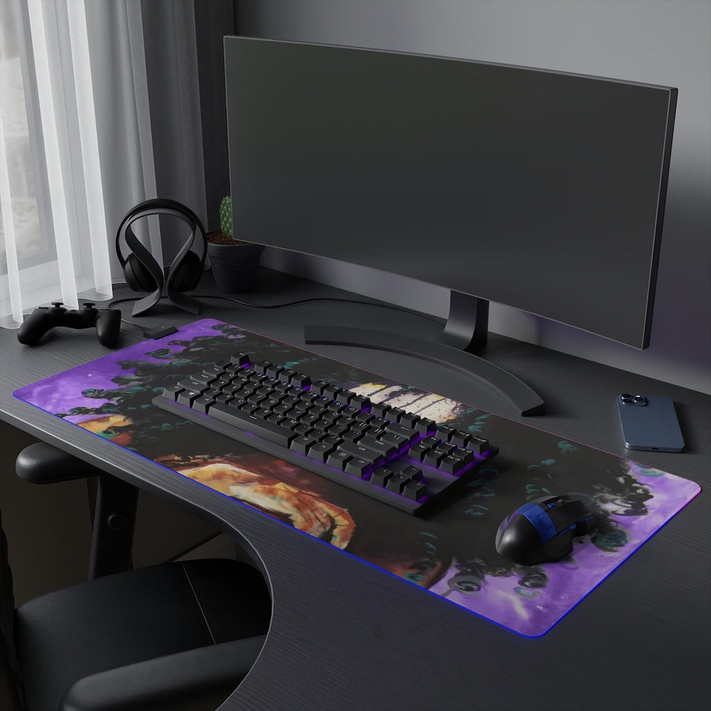 Naturally I PURPLE LED Gaming Mouse Pad