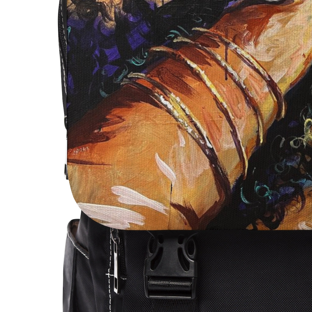 Naturally Black Love X Unisex Casual Shoulder Backpack