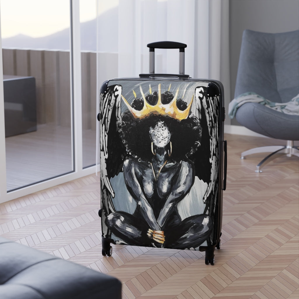 Naturally Queen XIX Angel Suitcases