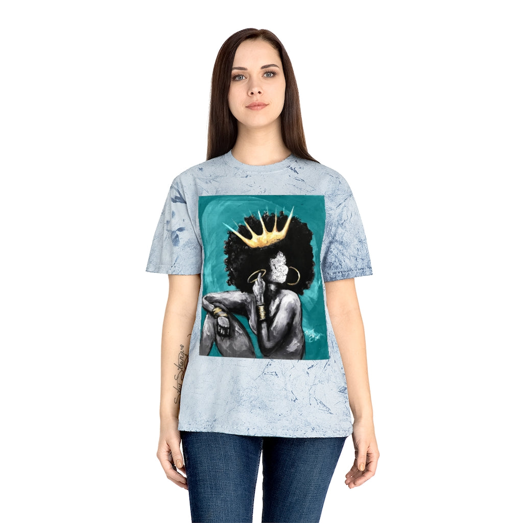 Naturally Queen VI Teal Unisex Color Blast T-Shirt