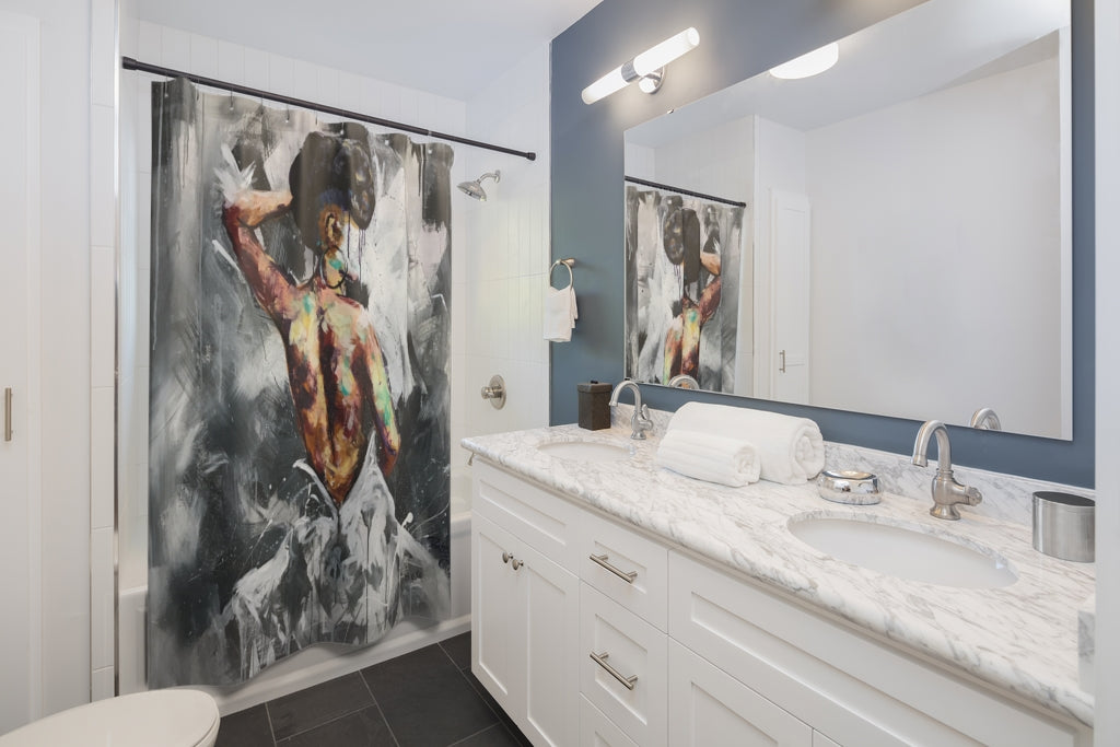 Undressed IV Shower Curtains