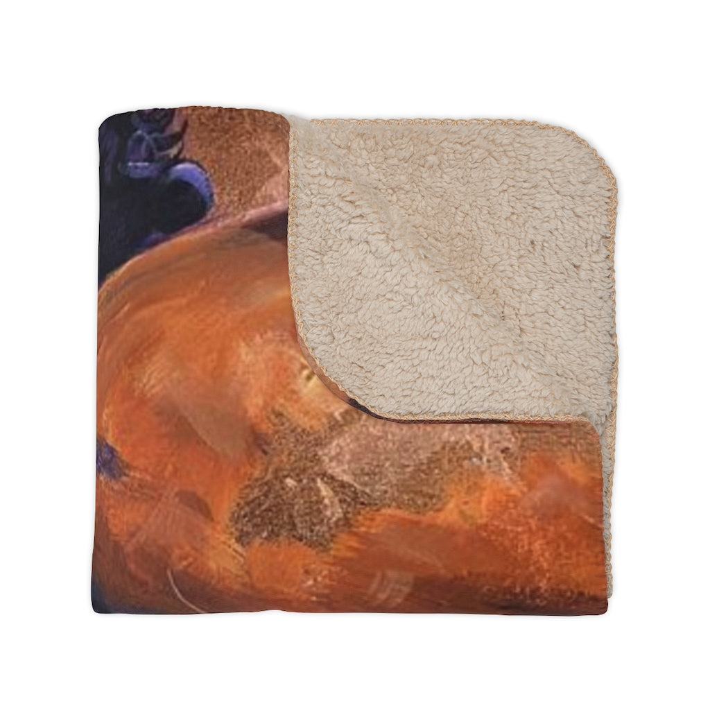 Naturally Ramona Tan Sherpa Blanket
