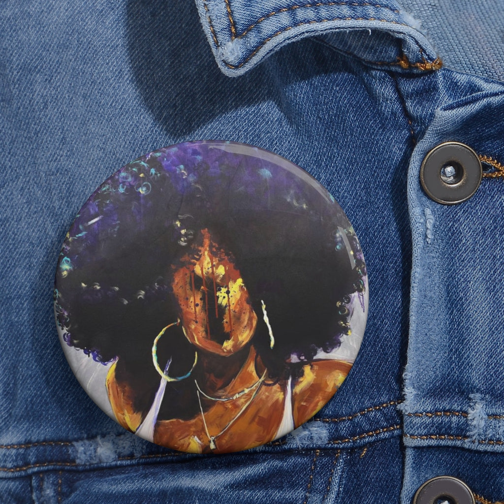 Naturally Alexus II Custom Pin Buttons
