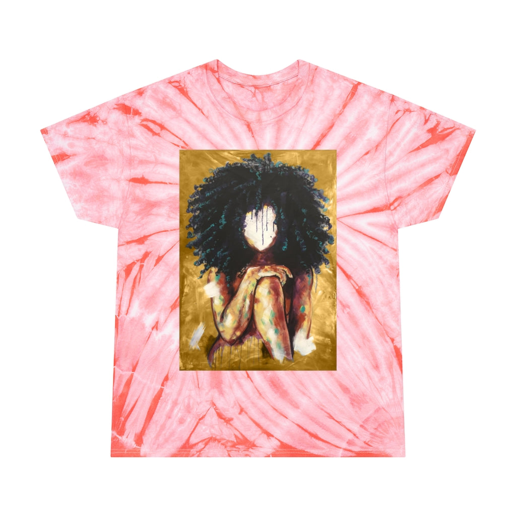 Naturally I GOLD Tie-Dye Tee, Cyclone