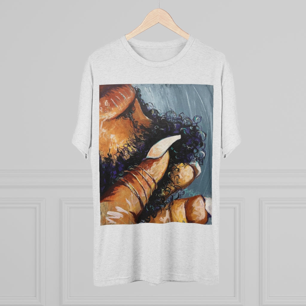 Naturally Black Love X Unisex Tri-Blend Crew Tee