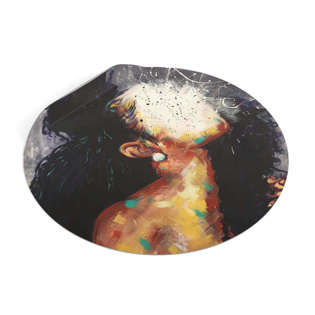 Naturally XVI Round Vinyl Stickers