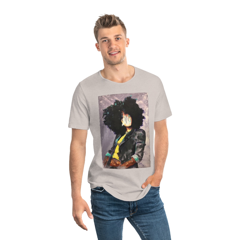 Naturally David Men's Jersey Curved Hem Tee