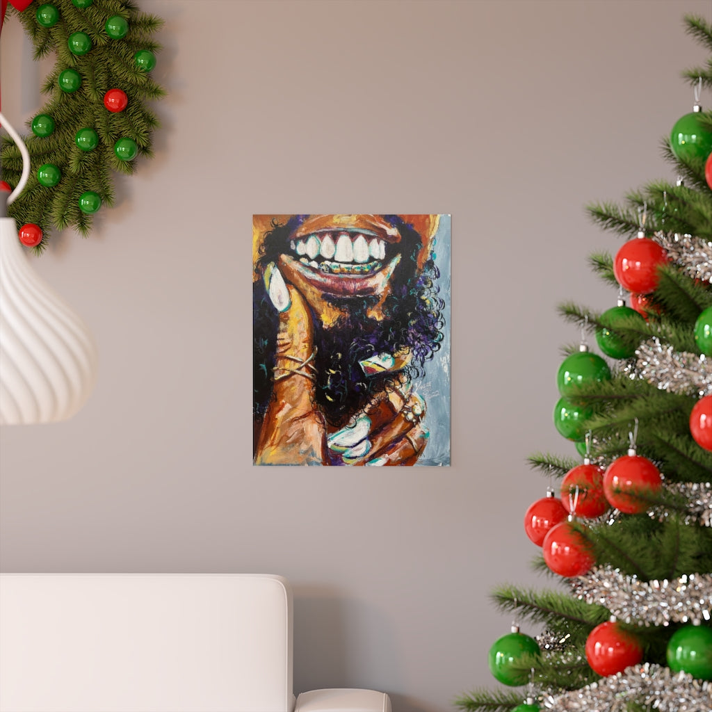 Naturally Black Love XI Premium Matte vertical posters