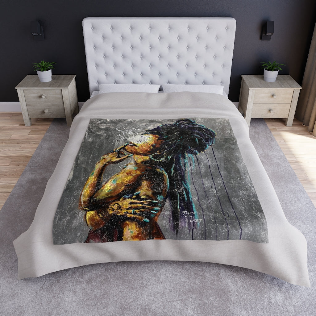 Naturally LVIII Crushed Velvet Blanket