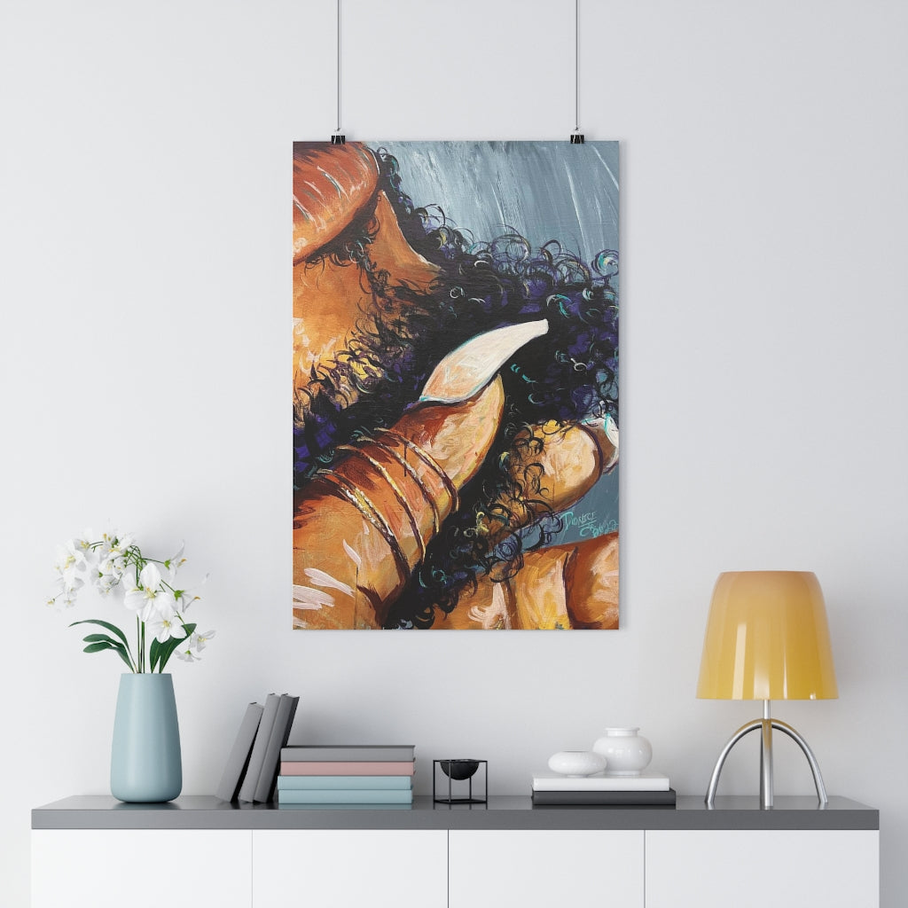 Naturally Black Love X Giclée Art Print