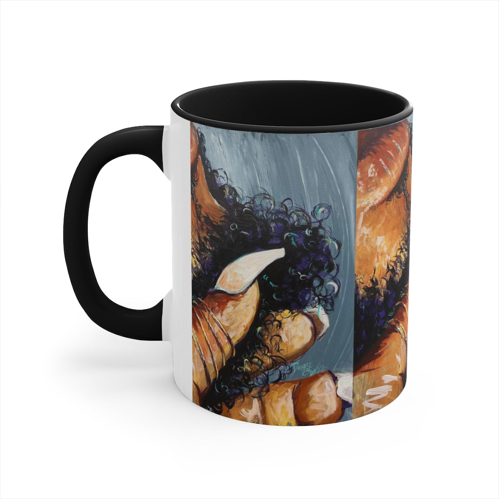 Naturally Black Love X Accent Coffee Mug, 11oz
