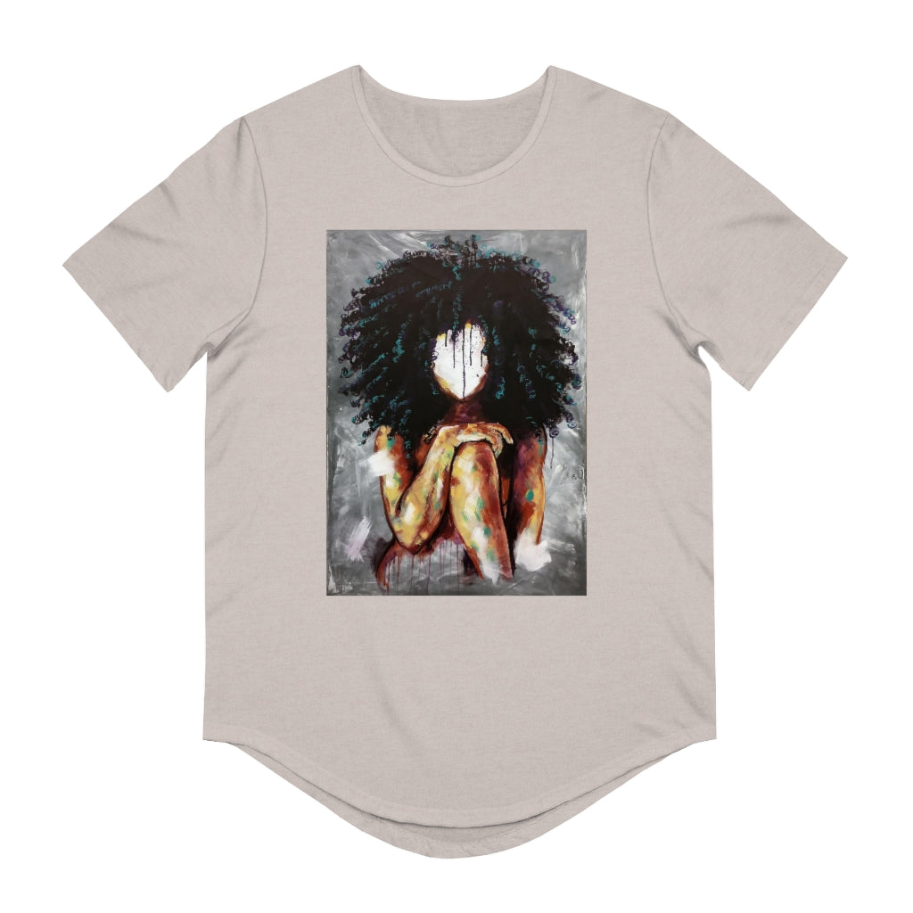 Naturally I Men's Jersey Curved Hem Tee