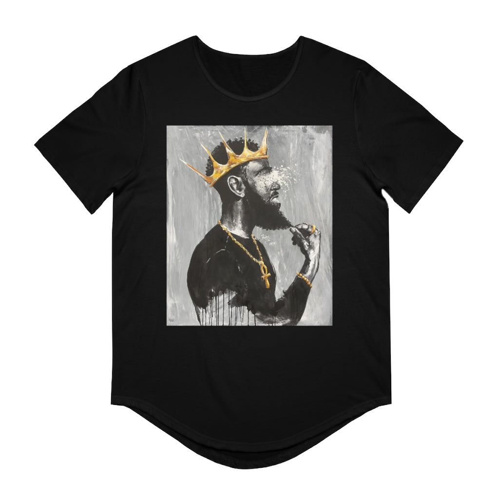 Naturally King VI Men's Jersey Curved Hem Tee