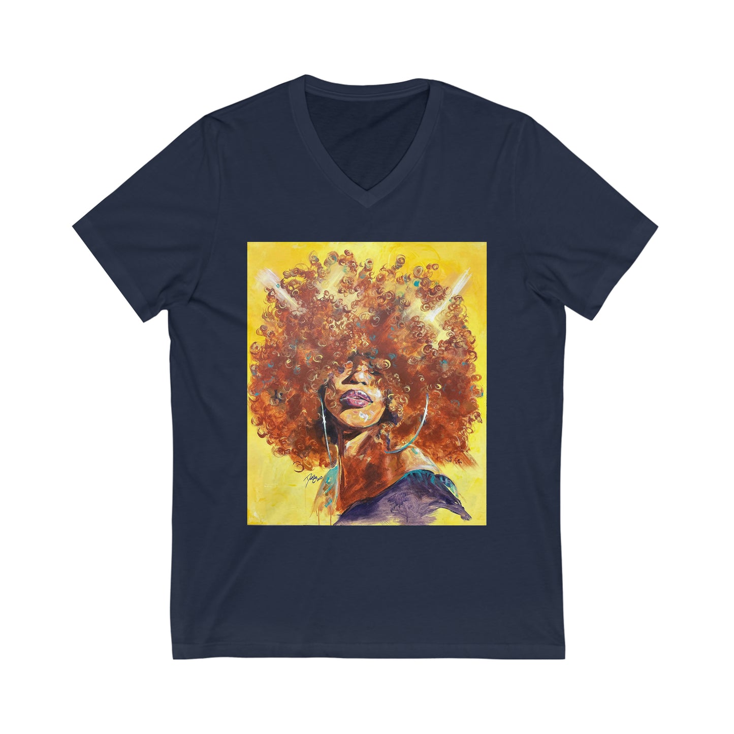 Naturally Karina Unisex Jersey Short Sleeve V-Neck Tee