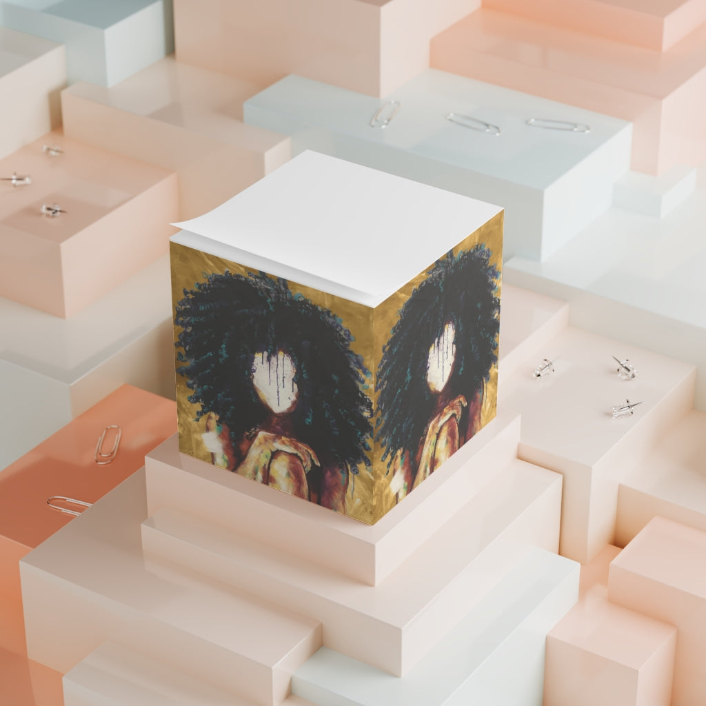 Naturally I GOLD Note Cube