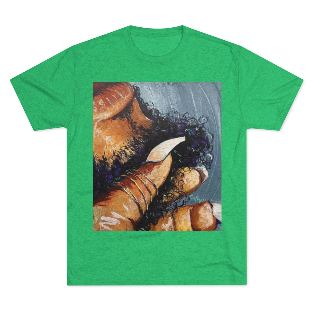 Naturally Black Love X Unisex Tri-Blend Crew Tee