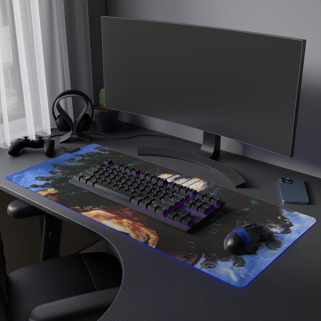 Naturally I BLUE LED Gaming Mouse Pad