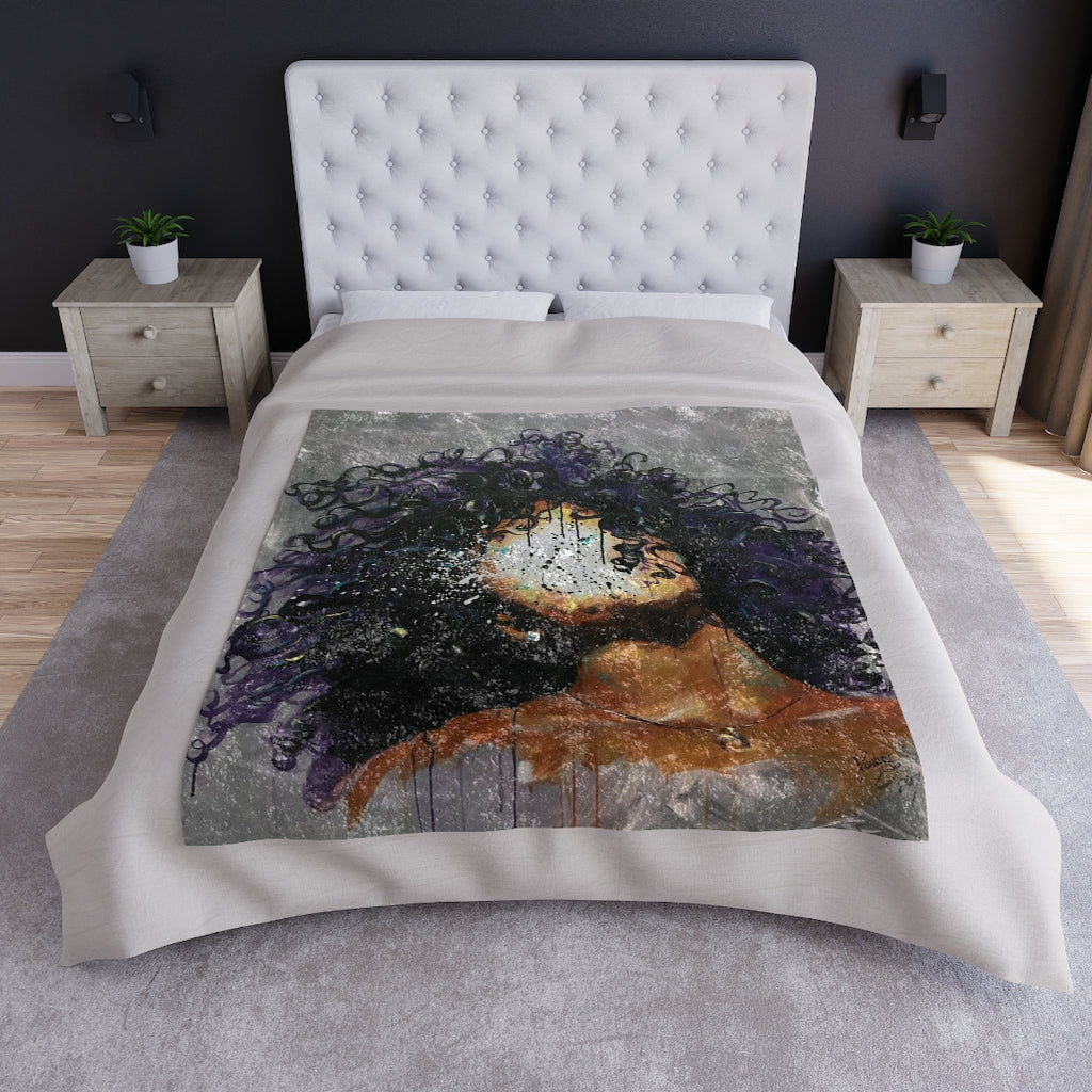 Naturally XXXVIII Crushed Velvet Blanket