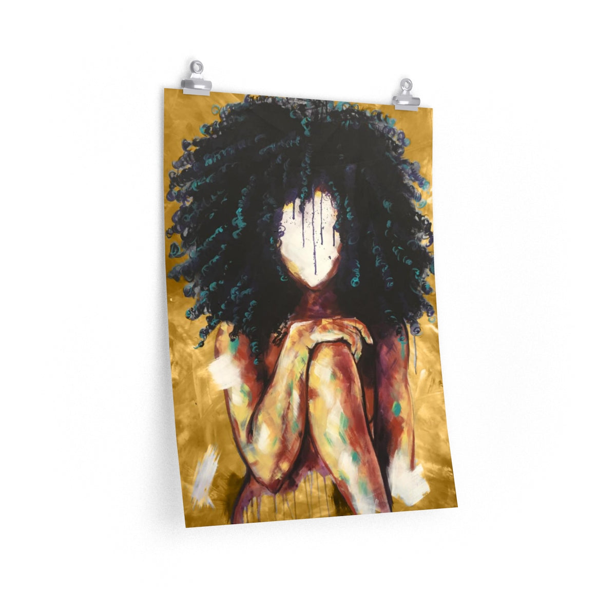 Naturally I GOLD Premium Matte vertical posters
