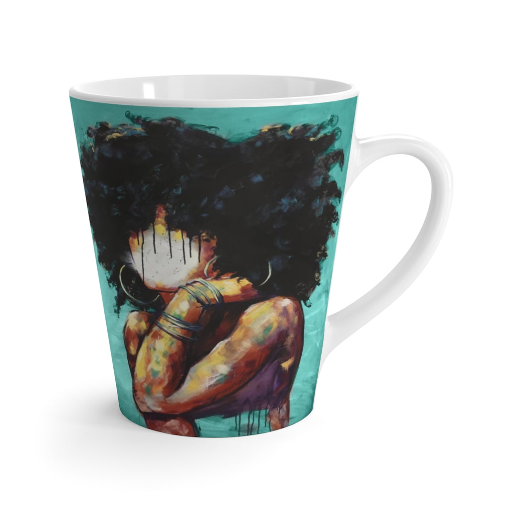 Naturally II TEAL Latte Mug