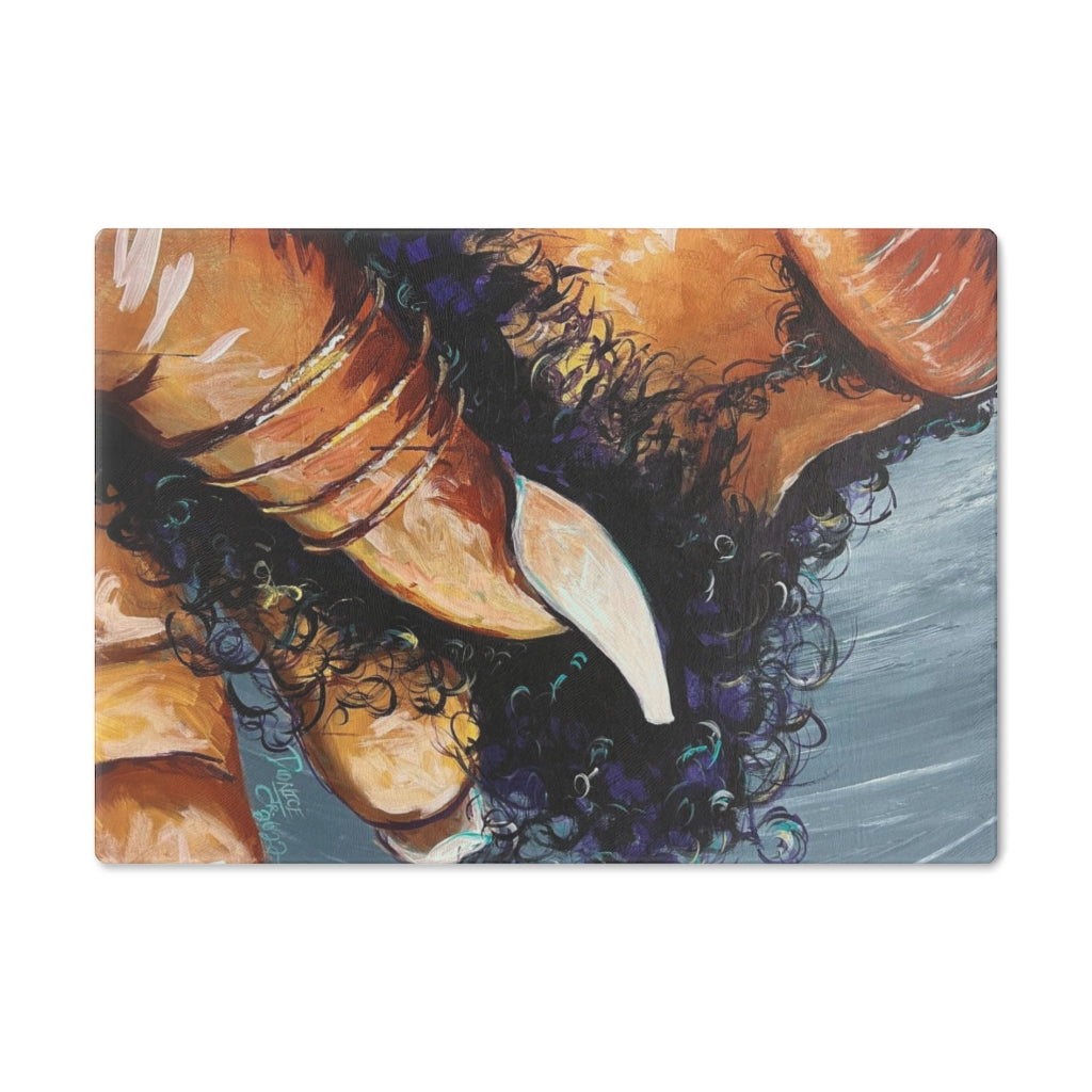 Naturally Black Love X Cutting Board