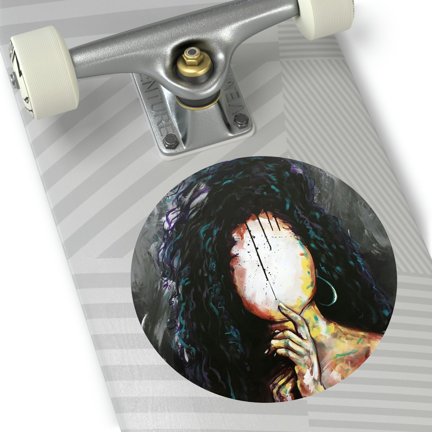 Naturally VI Round Vinyl Stickers