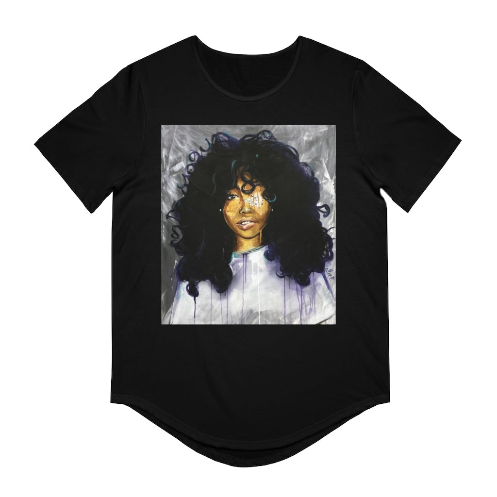 Naturally Sza Men's Jersey Curved Hem Tee