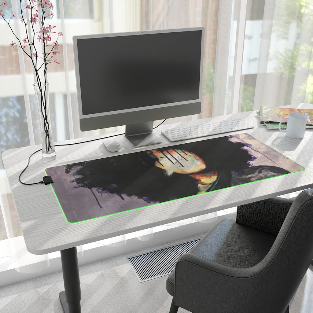 Naturally David LED Gaming Mouse Pad