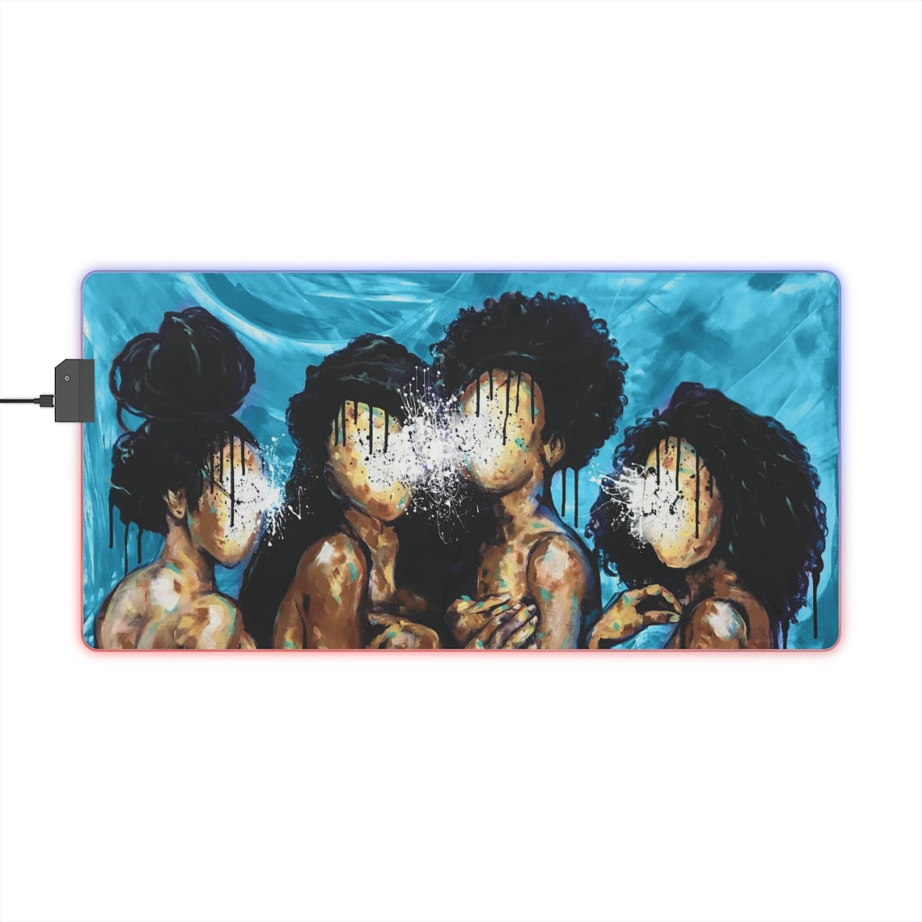 Naturally XLIV BLUE LED Gaming Mouse Pad