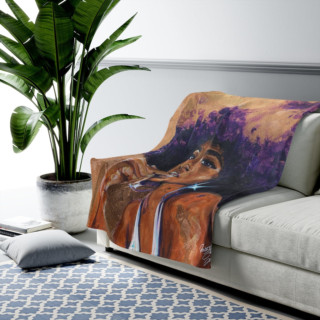 Naturally Ramona Velveteen Plush Blanket