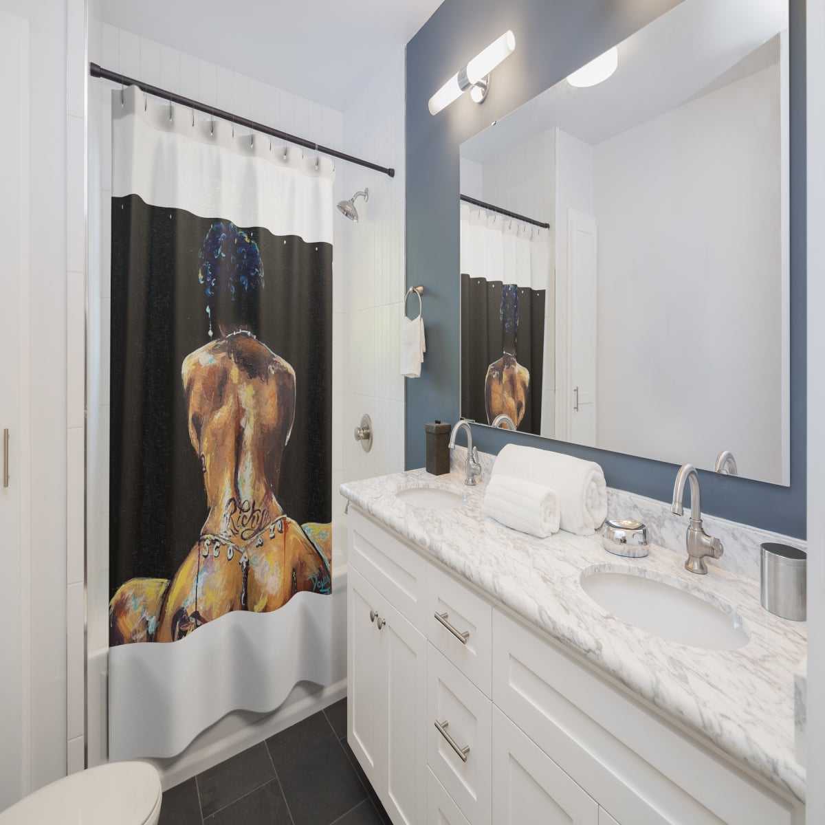 Naturally Nude VII Shower Curtains