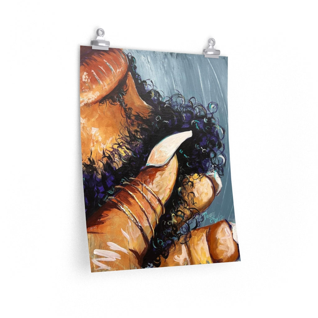 Naturally Black Love X Premium Matte vertical posters