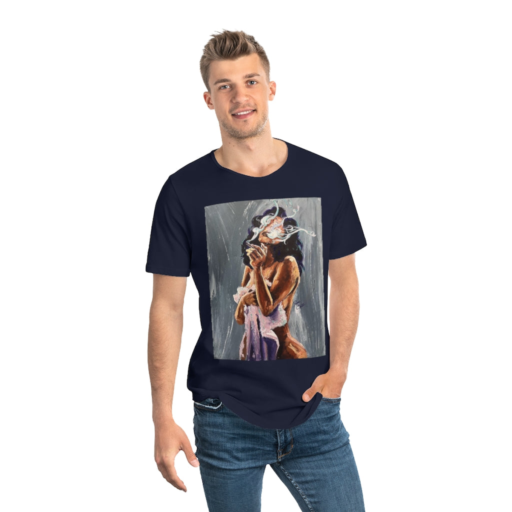 Naturally Stoners I Men's Jersey Curved Hem Tee